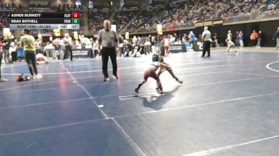48 lbs Round Of 16 - Asher Burkett, Claysburg Kimmel vs Beau Bothell, Franklin Regional