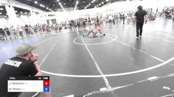 57 lbs Consolation - Jameson Hitchcock, Top Notch vs Weston Wilson, Kalispell WC