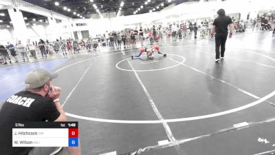 57 lbs Consolation - Jameson Hitchcock, Top Notch vs Weston Wilson, Kalispell WC