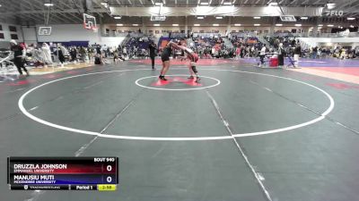 207 lbs Cons. Round 4 - Druzzla Johnson, Emmanuel University vs Manusiu Muti, McKendree University