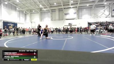 Quarterfinal - Mykel Matthys, Club Not Listed vs Tristan Hoyt, Franklinville Wrestling Club