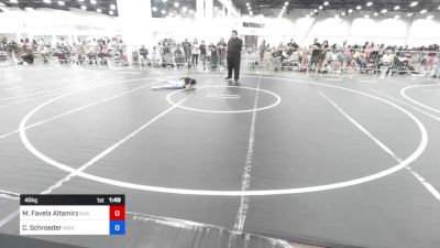 46 kg Rr Rnd 1 - Molly Favela Altamirano, Sunnyside WC vs Chesney Schroeder, High Plains Thunder