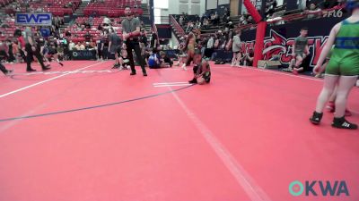 45 lbs Rr Rnd 3 - Eliasz Esparza, Kansas Mayhem 11u vs Asher Allen, Blue Knights