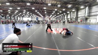 96 lbs Rd# 6- 9:00am Saturday Final Pool - Meynard Boisvert, Maryland BLACK vs Jacob Littlepage, Mile High