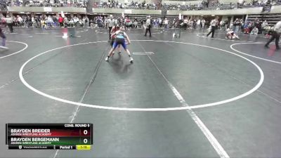 105 lbs Cons. Round 5 - Brayden Bergemann, Askren Wrestling Academy vs Brayden Breider, Askren Wrestling Academy