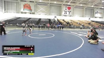 59 lbs 1st Place Match - Bryson Olszewski, Gowanda Wrestling vs Callen Livermore, Club Not Listed