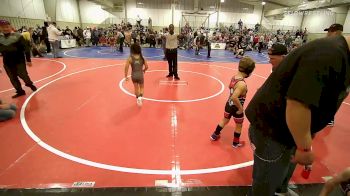 61 lbs Semifinal - Channing Anno, Locust Grove Youth Wrestling vs Kason Wolfe, Keystone Wrestling Club