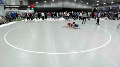 120 lbs Champ. Rd Of 32 - Vincent Schmid, Jack Pine Savage Wrestling vs Logan Costello, Massachusetts