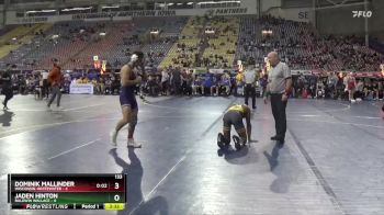 133 lbs Round 1 (16 Team) - Jaden Hinton, Baldwin Wallace vs Dominik Mallinder, Wisconsin-Whitewater
