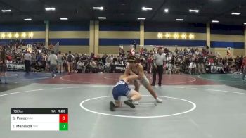 Match - Samuel Perez, W4R Training Center vs Tanner Mendoza, THOROBRED WRESTLING CLUB