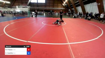 113A lbs Rr Rnd 2 - Nikos Filipos, X-caliber Athletics. Wyoming Seminary vs Christian Castillo, Valiant College Prep