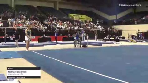 Nathan Goodman - Floor, Wallers GymJam CA - 2021 USA Gymnastics Development Program National Championships