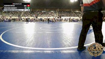 120 lbs Round Of 16 - Kanyon Fryar, Choctaw Ironman Youth Wrestling vs Brayden Merritt, Norman Grappling Club