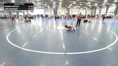 95 lbs Consi Of 8 #2 - Dominic Simpson, TN vs John Tarantino, NJ