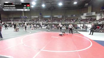 69 lbs Consolation - Bryan Alvarez, Top Rank Hammers vs Easton Palmer, Montrose Elite