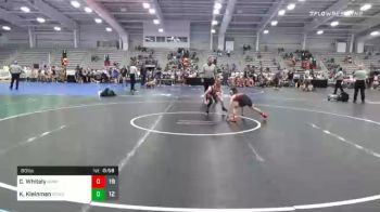 80 lbs Prelims - Conner Whitely, Ohio Rampage vs Kaden Kleinman, Ride Out Wrestling Club