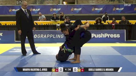 Giselle Gabriele B. Miranda vs Mharya Valentina C. Ayres 2026 Pan Jiu Jitsu IBJJF Championship