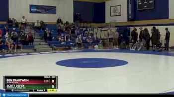 165 lbs Champ. Round 2 - Ben Trautwein, Alfred State vs Scott DeFex, Johnson & Wales (RI)