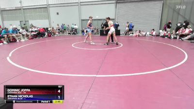 157 lbs Round 2 (8 Team) - Dominic Joppa, Louisiana Red vs Ethan Nicholas, Arkansas Blue