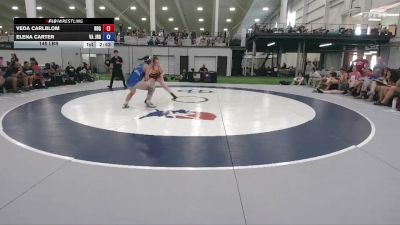 145 lbs Veda Carlblom, North Dakota Gold vs Elena Carter, Virginia