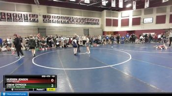 62 lbs Quarterfinal - Hudsen Jensen, Team Prestige vs Crew Dymock, Syracuse Wrestling