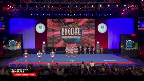 Woodlands Elite - OR - Generals [2025 L6 Senior Small Semis] 2025 The Cheerleading Worlds
