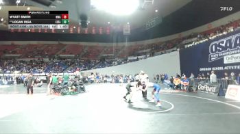 4A Boys 144 lbs Cons. Round 1 - Logan Riga, Estacada Boys vs Wyatt Smith, Hidden Valley Boys