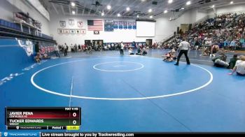 145 lbs Champ. Round 1 - Javier Pena, Centaurus Hs vs Tucker Edwards, Wright