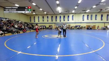 125 lbs Quarterfinal - Izzy Balsiger, Wisconsin-Eau Claire vs Thomas Turner, Pacific (or)