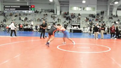 285 lbs 5th Place - Josiah Rodriguez, PA vs Noah Knorp, PA