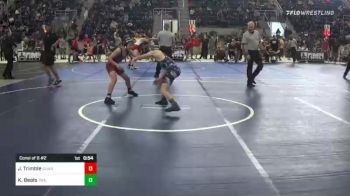 105 lbs Consi Of 8 #2 - Jack Trimble, CHANDLER MMA vs Kutter Beals, Thatcher War Eagles