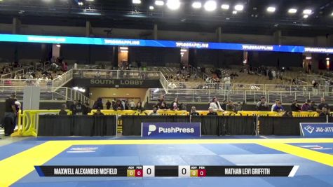 Maxwell Alexander McField vs Nathan Levi Griffith 2025 Pan Jiu Jitsu IBJJF Championship
