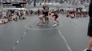 100 lbs Semis (4 Team) - Aaron Szumowski, The Outsiders vs Liam LaForge, Mat Assassins White