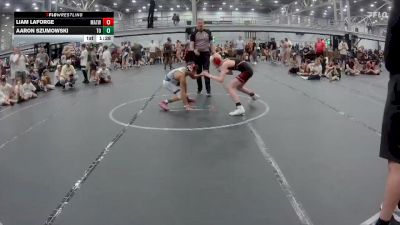 100 lbs Semis (4 Team) - Aaron Szumowski, The Outsiders vs Liam LaForge, Mat Assassins White