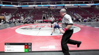 121 lbs Round Of 16 - Cash Diehl, Clearfield vs Daniel Smith, Burgettstown