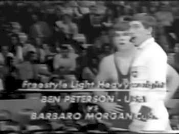 Ben Peterson USA vs Barbaro Morgan CUBA