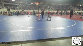87 lbs Round Of 16 - Grayson Ishmael, Broken Arrow vs Desmond Gibson, Shawnee Wrestling