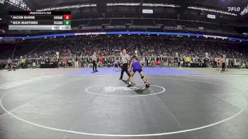D1-106 lbs Champ. Round 1 - Jacob Busse, Livonia Franklin vs Nick Martinek, L`Anse Creuse HS