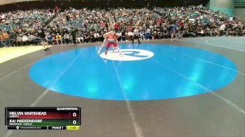 215 lbs Quarterfinal - Melvin Whitehead, Liberty vs Kai Preisendorf, Redwood -Visalia