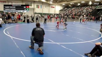 59-68 lbs Semifinal - Kasey Kilcoin, Nebraska Wrestling Academy vs Sarah Carnes, Little Cougars