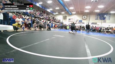 43 lbs 3rd Place - Cutter Carson, Salina Wrestling Club vs Theodore Mosby, Wyandotte Youth Wrestling