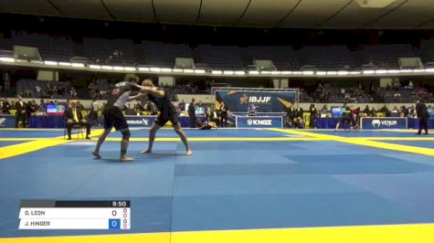DANTE LEON vs JOSHUA HINGER World IBJJF Jiu-Jitsu No-Gi Championships