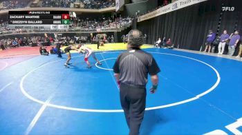 5A 165 lbs Champ. Round 1 - Drezdyn Ballard, Amarillo vs Zackary Manthie, Salado