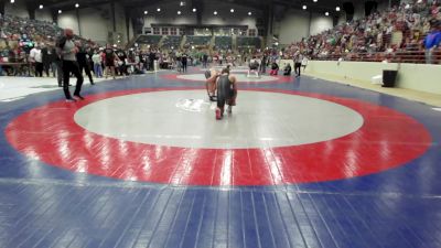 160 lbs Round Of 16 - John Randall, St. Luke Youth Wrestling vs Zach Stiles, Guerrilla Wrestling Academy