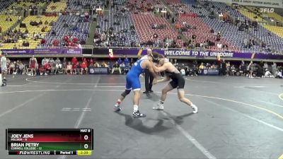 165 lbs Semis & 1st Wrestleback (8 Team) - Joey Jens, Millikin vs Brian Petry, Cornell College