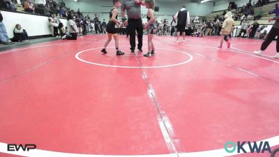 73 lbs Semifinal - Teagan Eichhorn, Northeast Take Down Club vs Oakes Benton, Honey Badgers Wrestling Club