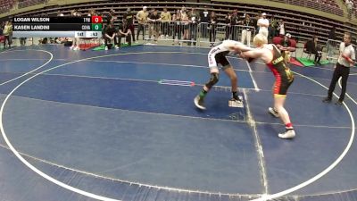 155 lbs Quarters - Logan Wilson, Team Prestige Wrestling vs Kasen Landini, Colorado Hammers