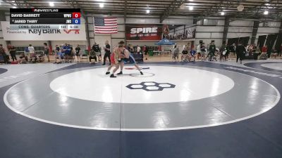 87 kg Cons. Quarters - David Barrett, West Point Wrestling Club vs Jared Thiry, Jackrabbit Wrestling Club