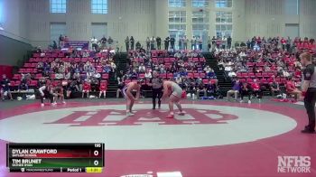 195 lbs Quarterfinal - Dylan Crawford, Baylor School vs Tim Brunet, Father Ryan