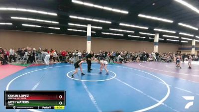 98-106 lbs Quarterfinal - Jayci Waters, Texas vs Kaylin Lopez, Spartan Mat Club